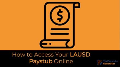 LAUSD Paystub